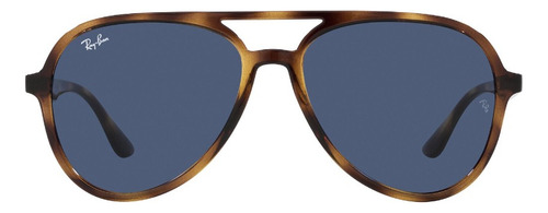 Lente De Sol Ray-ban 0rb4376 Pilot Unisex Dark Blue Havana Havana