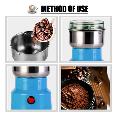 Molinillo De Granos De Café Eléctrico Multiusos, Máquina De