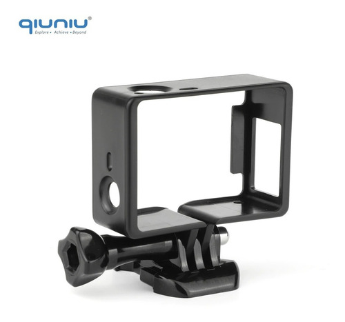 Case Armação Moldura Frame P/ Gopro Hero 3 3+ 4 + Microfone