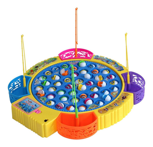 Juego De Pesca Giratorio Montessori, Juego De Mesa 45 Peces