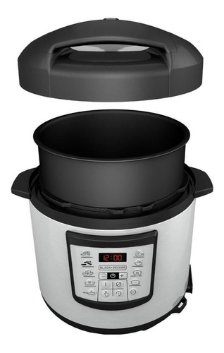 Multi Olla Presion Digital /6 L Black + Decker 70%mas Rapida