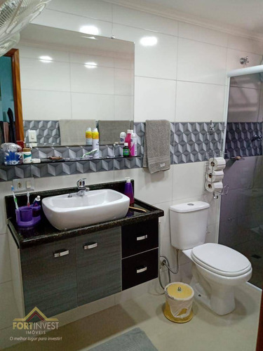 Imagem 13 de 27 de Lindissíma Casa Isolada, De 2 Dorm. 1 Suíte, Edicula, 300mts Da Praia - R$ 470.000,00 Na Caiçara - Praia Grande!!! - Ca0851