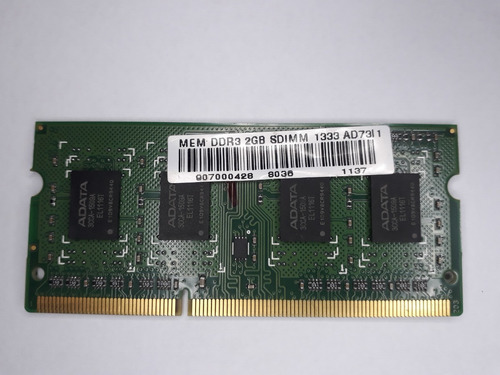 Adata Ad73 Memória 2gb Pc10600 1333mhz Ddr3