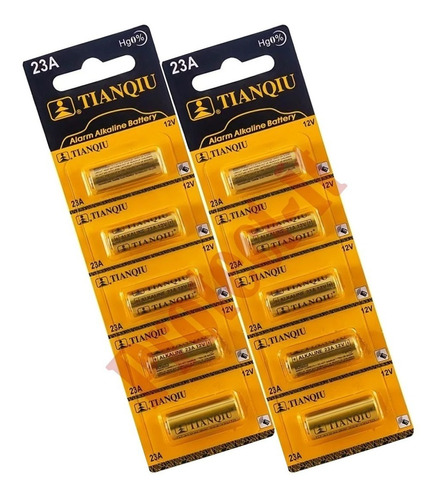 10 Pilas 23a Alcalinas 12v A23 23ae Lr23a V23ga 23ax Mn21 