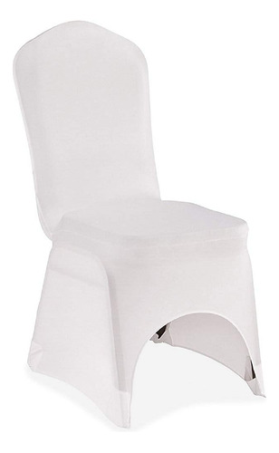  Funda Elastica Blanca Para Silla De Banquete 