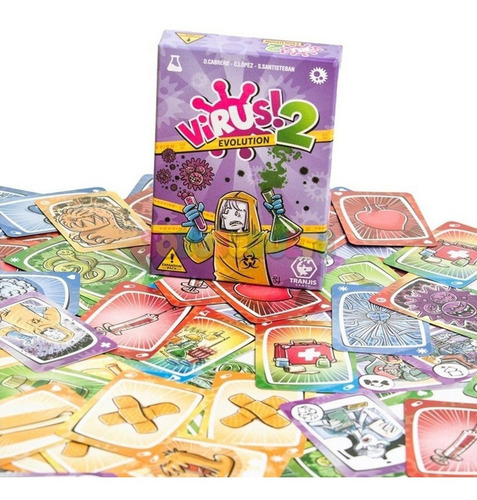 Imagen 3 de 7 de Virus 2 Evolution Expansión Juego De Cartas El Dragon Azul