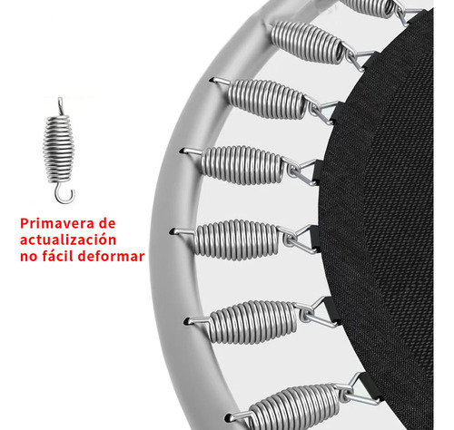 Trampolín Ninoto 1.5m Circular Con Red De Seguridad Lona De Salto Azul Cobertor De Resortes Azul