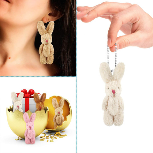 20 Mini Conejos De Peluche Conejo De Articulación Pequeño