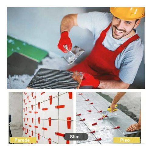Kit 1000 Espaçadores Slim Niveladores Porcelanato Oferta!
