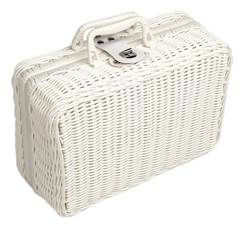 Cesta De Picnic, Cesta De Almacenamiento De Ratán Con S
