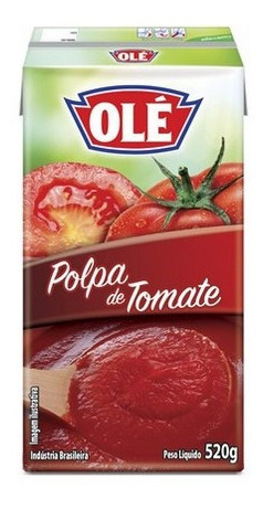 Imagen 1 de 1 de Pulpa De Tomate Olé 520 Gr (passata) - 1495 - 24 Unid