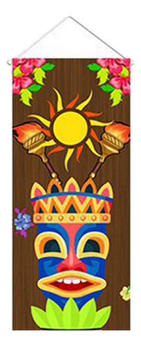 Banner Hawaiian Luau Create Atmosphere Para Fiesta De