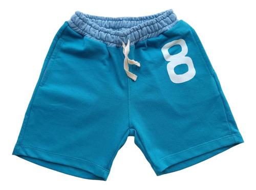 Short Bermuda De Algodón Niños Con Bolsillo Talle 8 - 16