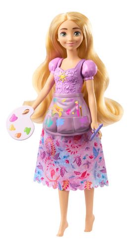 Disney Princesa Set De Juego Rapunzel Cambio De Vestido Rosa