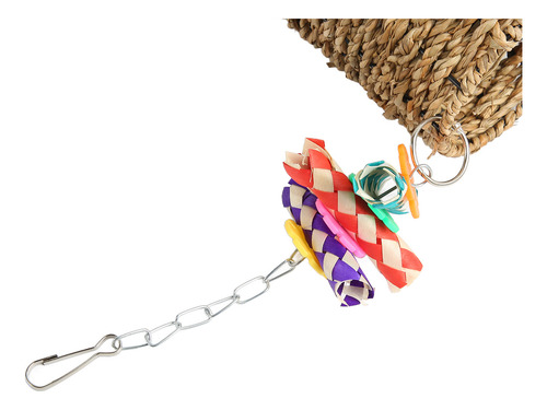 Brinquedo De Tecido Bird Tunnel House Grass Chewing Relaxing