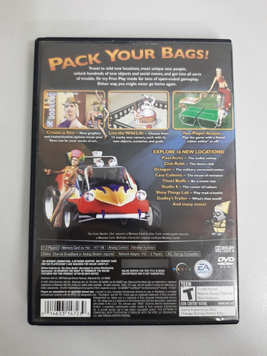 The Sims Bustin Out Ps2 Original Americano Ntsc Playstation (Usado)