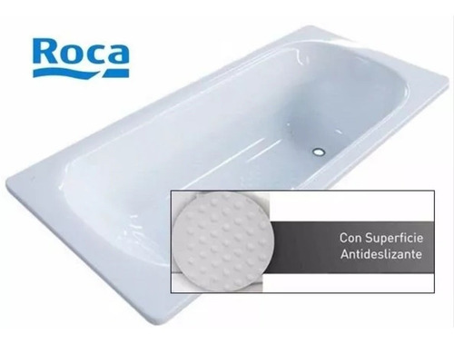 Imagen 3 de 4 de Bañera empotrada Roca Sacha de 1400mm x 700mm x 398mm color blanca