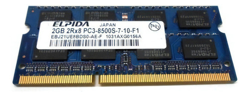Memória RAM 2GB 1 Elpida EBJ21UE8BDS0-AE-F