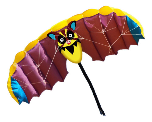 Cometas Voladoras Bat Kite Parafoil De Doble Línea Juguetes