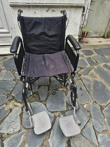 Silla De Ruedas Reforzada Merits 180 Kg Usada. No Envio Negro (Usado)