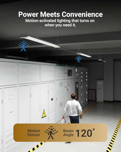 Luz Led De Taller Con Sensor De Movimiento, 4 Pies
