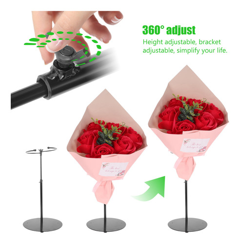 Soporte De Hierro Para Ramos De Flores, Estante Para Fijar R