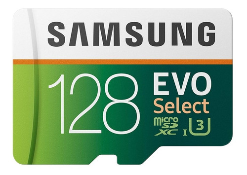 Memoria Micro Sd 128 Gb Samsung Evo Clase 10 4k 100mb/s Sdxc