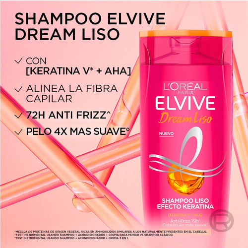 Shampoo Elvive Dream Liso 400ml