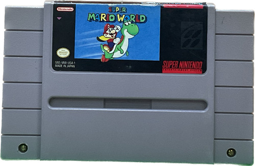 Super Mario World Snes Original Excelente Estado Play Again (Reacondicionado)