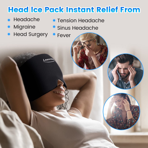Gorro Frío Para Aliviar Dolor De Cabeza Y Migraña