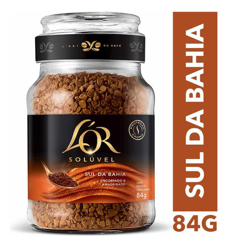 Café Lor Solúvel Brasil Sul Da Bahia 84gr
