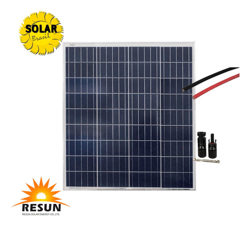 Kit Painel Solar Rs 60w + Mc4 + Cabo Solar 6mm²