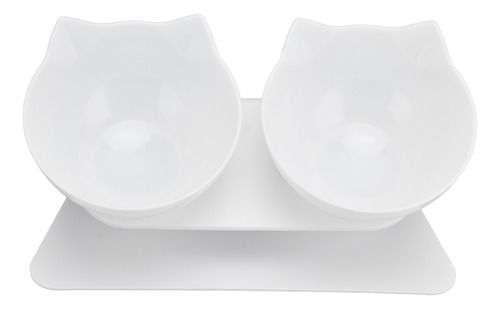 Alimento Para Mascotas Cat Bowl Con Doble Cuello Inclinado 1