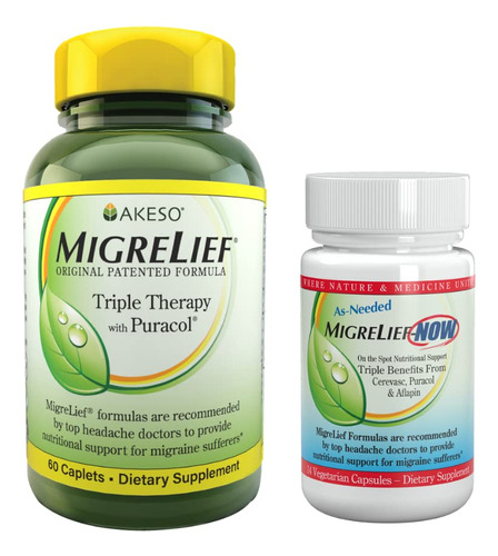 Migrelief® Kit De Apoyo Nutricional Para Personas Con Migran