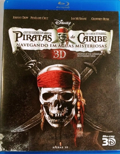 Bluray Piratas Do Caribe Navegando Em Aguas Misteriosas / 3d