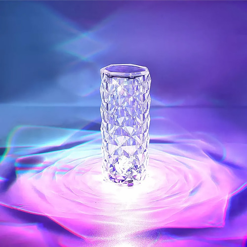 Imagen 2 de 6 de Lampara Escritorio Mesa Tactil Tipo Diamante Multicolor