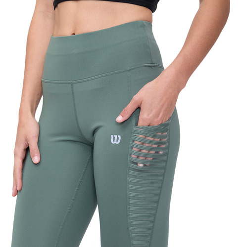 Legging Deportivo Wilson Tiro Alto Ultra Flexible Para Mujer