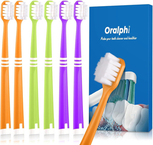 Cepillo De Dientes Suave Oralphi Feather, Con Microcerdas Ex