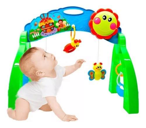Gimnasio Musical Multicolor Con Luces Para Bebés Kidz Time