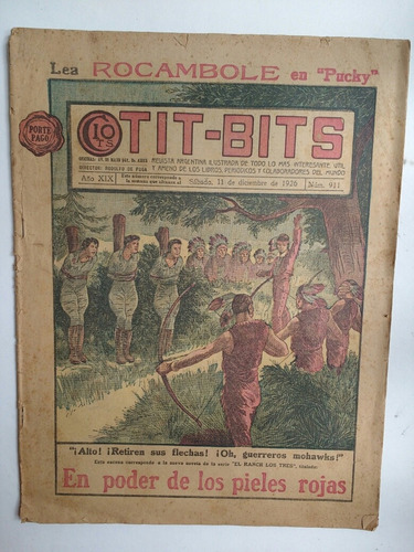 Revista Antigua Tit Bits Número 911 Año 1926