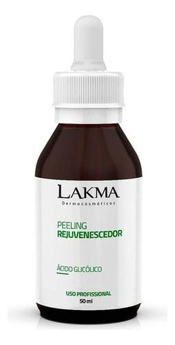 Peeling Rejuvenescedor Facial Ácido Glicólico 10% Lakma 50ml