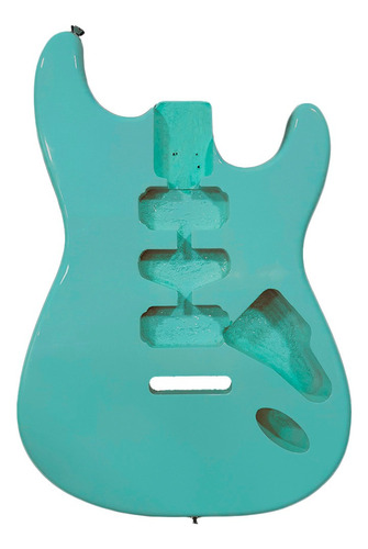 Corpo De Guitarra Stratocaster Marupá Turquoise Green