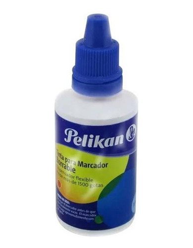 Tinta Para Marcador Pizarra Pelikan 30cc Azul Pelikan