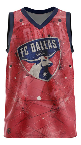 Musculosa Entrenamiento Kapho Futbol Dallas Fc Pink Adultos