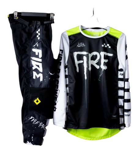 Imagen 1 de 3 de Equipo Conjunto Fire Alpha Mx Motocross Enduro - Winnersport