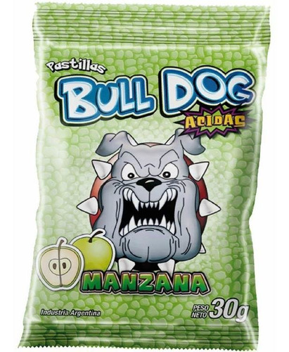 Pack X 48 Unid. Pastillas  Mand-uva 30 Gr Bull Dog