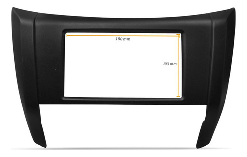 Moldura 2 Din Multimidia Dvd Mp5 Frontier 2017 A 2021 Preto