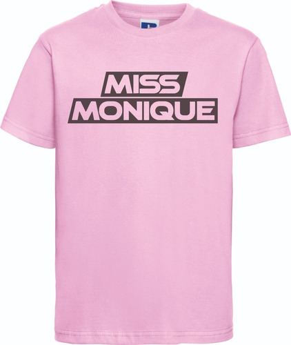 Remera Miss Monique / Techno / Djs / Electrónica / Rosa