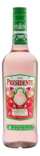 Pack De 2 Licor De Brandy Presidente Sandía Chile 700 Ml