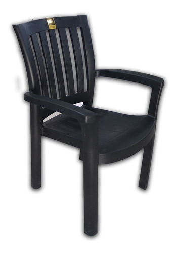 Silla Sillon Turco Mascardi Color Negro Plastico Reforzado